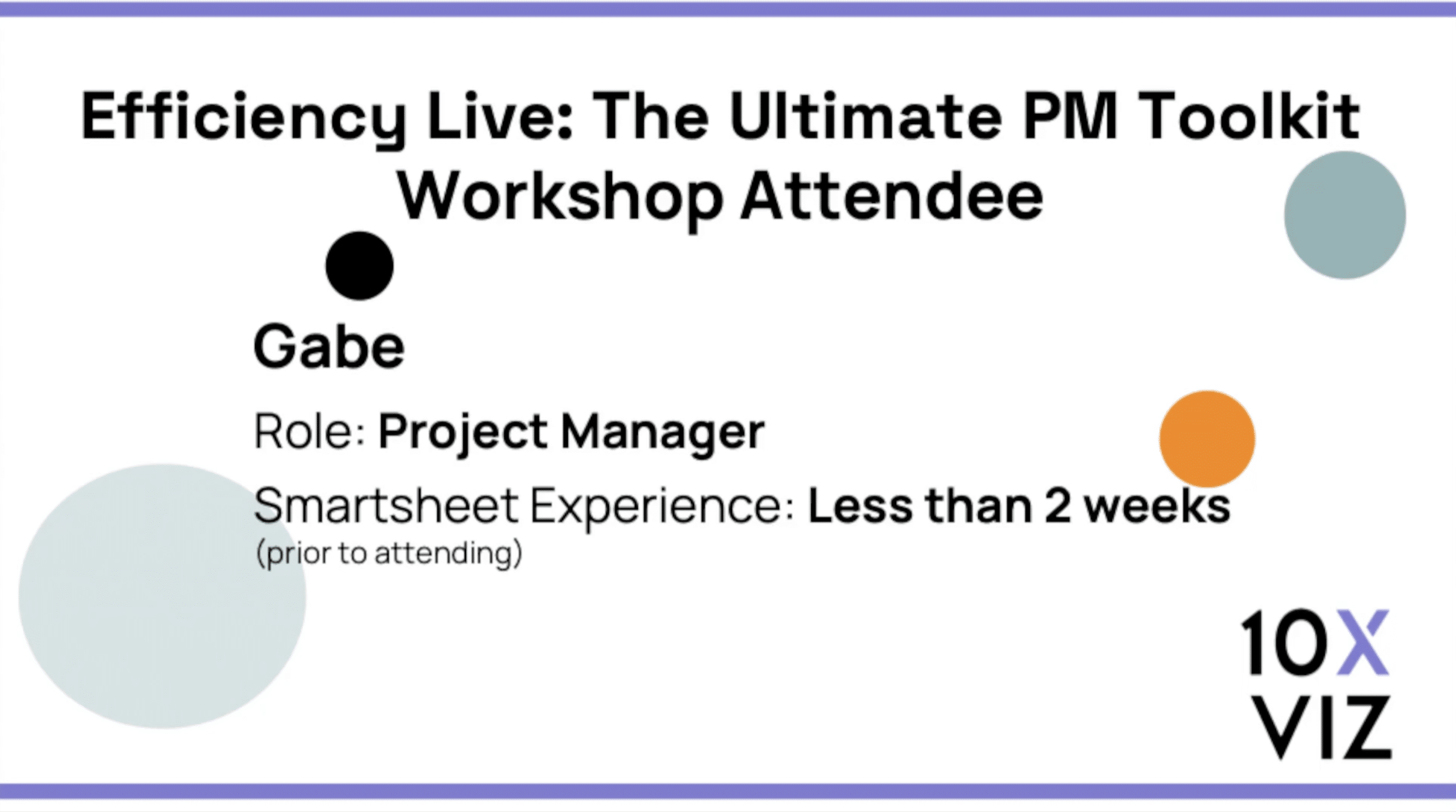 Efficiency Live Testimonial